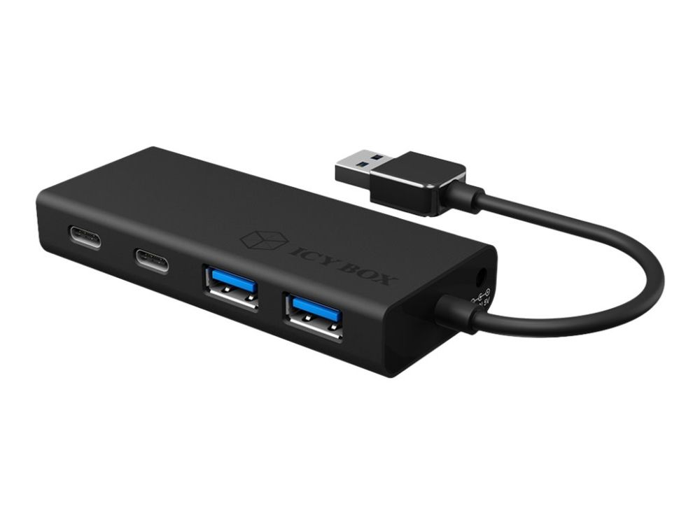 Icy Box Ib-Hub1426-U3 - Hub - 2 X Superspeed Usb 3.0 + 2 X Usb-C - Desktop