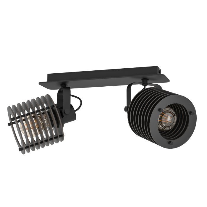 Eglo Segovia Skinne 2Xe27 Sort/Natur