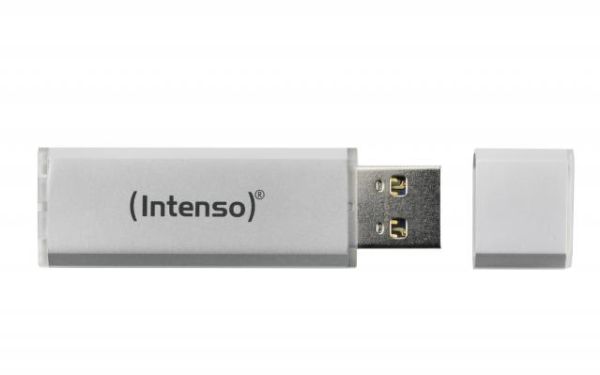 Intenso 3521473, 16 Gb, Usb Typ-A, 2.0, 28 Mb/S, Kappe, Silber