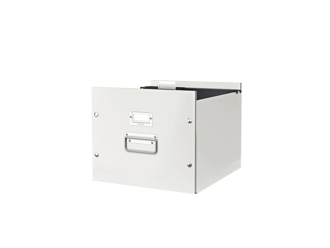 Leitz Click & Store - Förvaringsbox - för A4 (210 x 297 mm) - kapacitet: 15 filer - vit | Arkivering - Arkiv box/mappar - Förvaringslåda | GameStuff