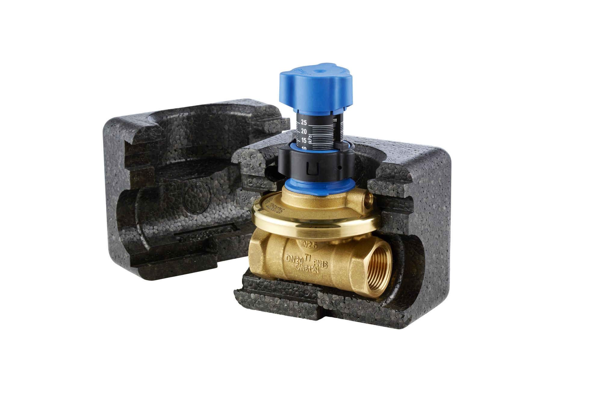 Danfoss ASV-PV-4G differenstrykregulator, DN15, 5-25 kPa, KVS 1,6