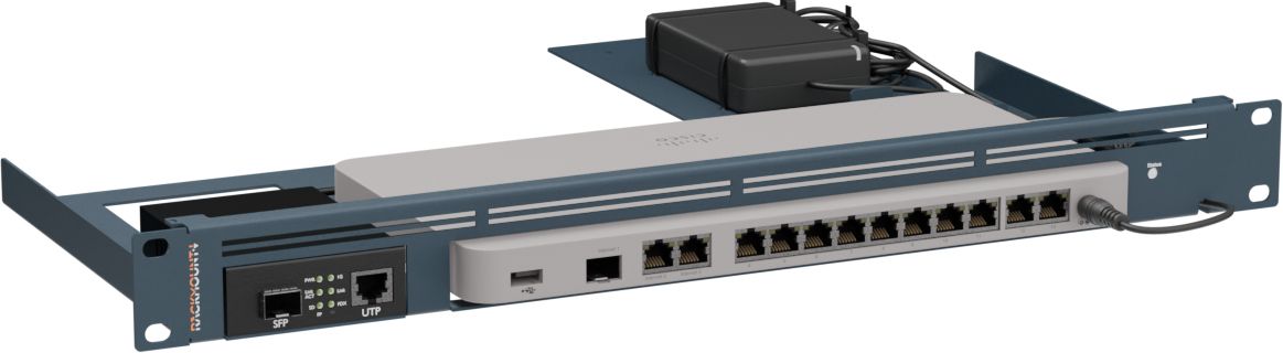 Rackmount.It Rm-Ci-T24mc, Montageschelle, Blau, 1,28 Kg