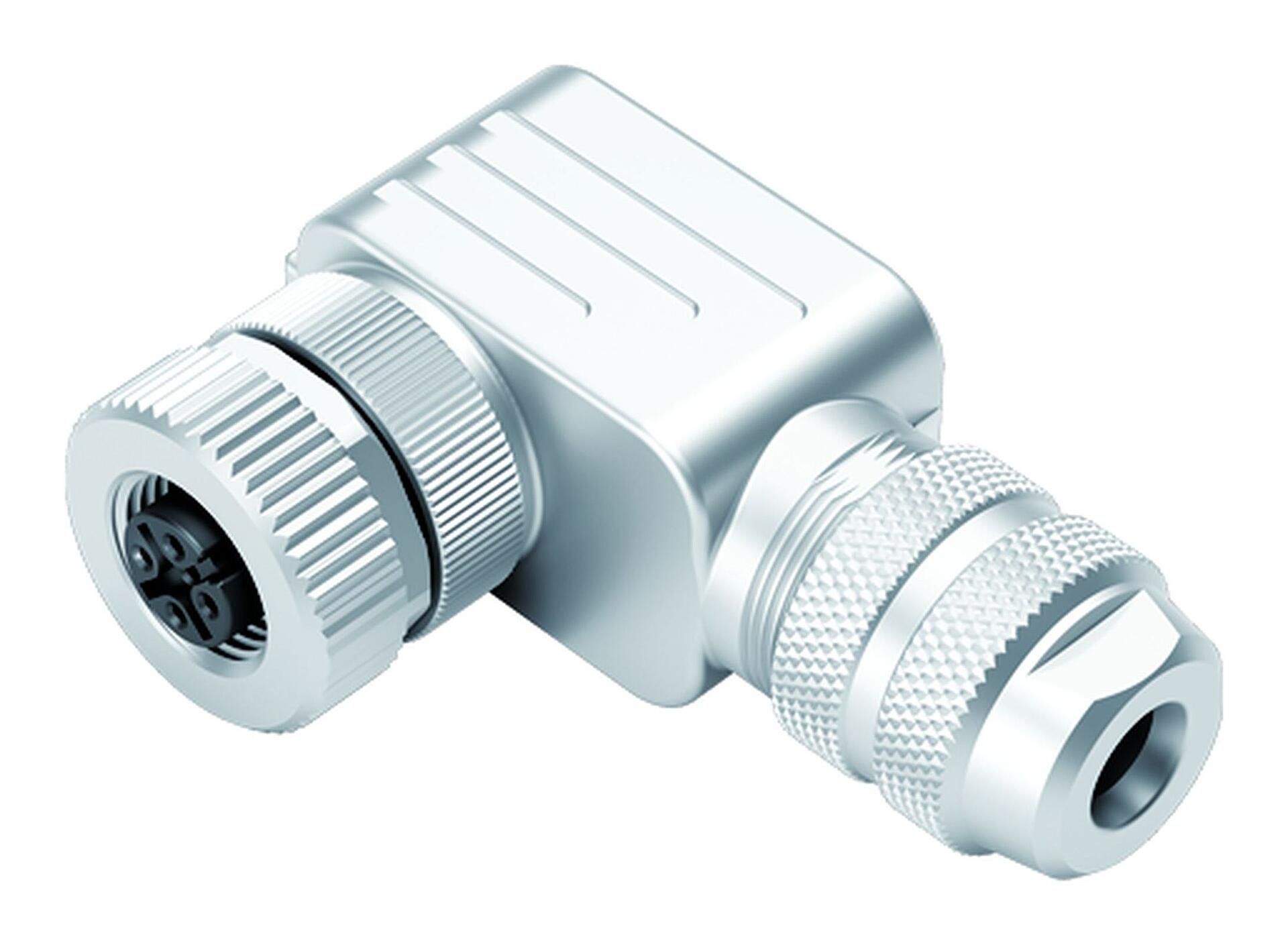 Binder 99-1430-824-04 Sensor-, Aktorstecker, M12 Anschluss, Gewinkelt Polzahl (Rj): 4 1 St