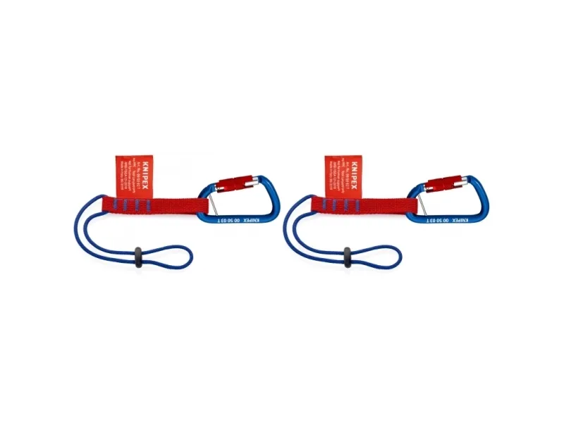 KNIPEX Tethering System Set - Tool adapter strap with carabiner (paket om 2) | Kläder & Säkerhet - Säkerhetsutrustning - Fallskydd | GameStuff