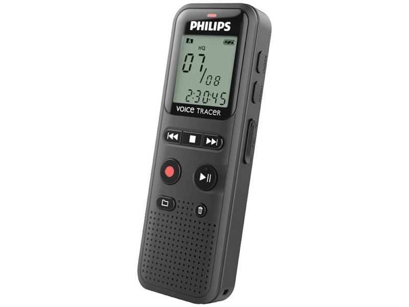 Philips Voicetracer, 8 Khz, 750 - 18000 Hz, Schwarz, Windows 10/8/7, Macos, 108 X 37 X 20 Mm, 46 G
