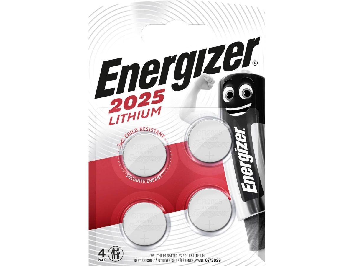 Energizer Lithium Cr2025 Batterie (4 Stk. Packung)