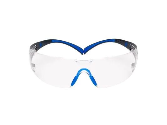 3M 7100148074, Sikkerhedsbriller, Blå, Grå, Transparent, Polykarbonat, Æske, 1 stk