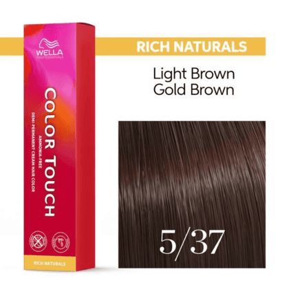 Wella Color Touch Rich Naturals 5/37 - 60Ml