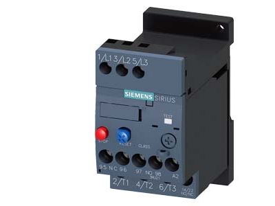 Siemens 3Ru21160fb1, Sort, -40 - 70 °C, Ip20 Eac Ul Ccc, 690 V, 50/60 Hz, 0,5 A