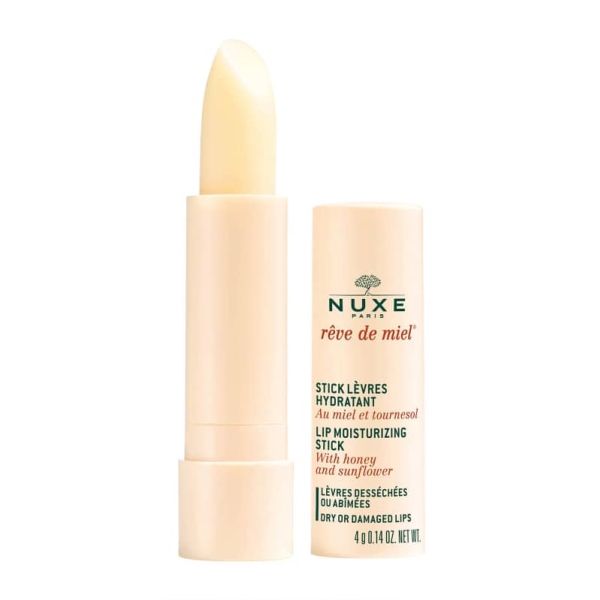 Nuxe Reve De Miel Lip Moisturizing Stick With Honey And Sunflower/Dry Or Damaged Lips - Dame - 4 G