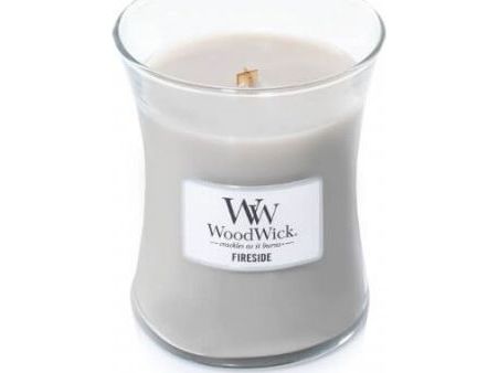Yankee Candle - WoodWick medium timglas - Fireside