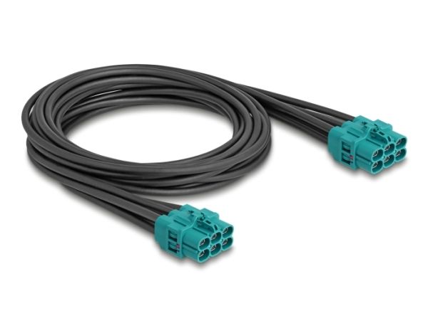 Delock Kabel Hdmtd Z Six Buchse Zu Hdmtd Z Six Buchse 1 M, 1 M, 6X Hdmtd Z, 6X Hdmtd Z, Schwarz