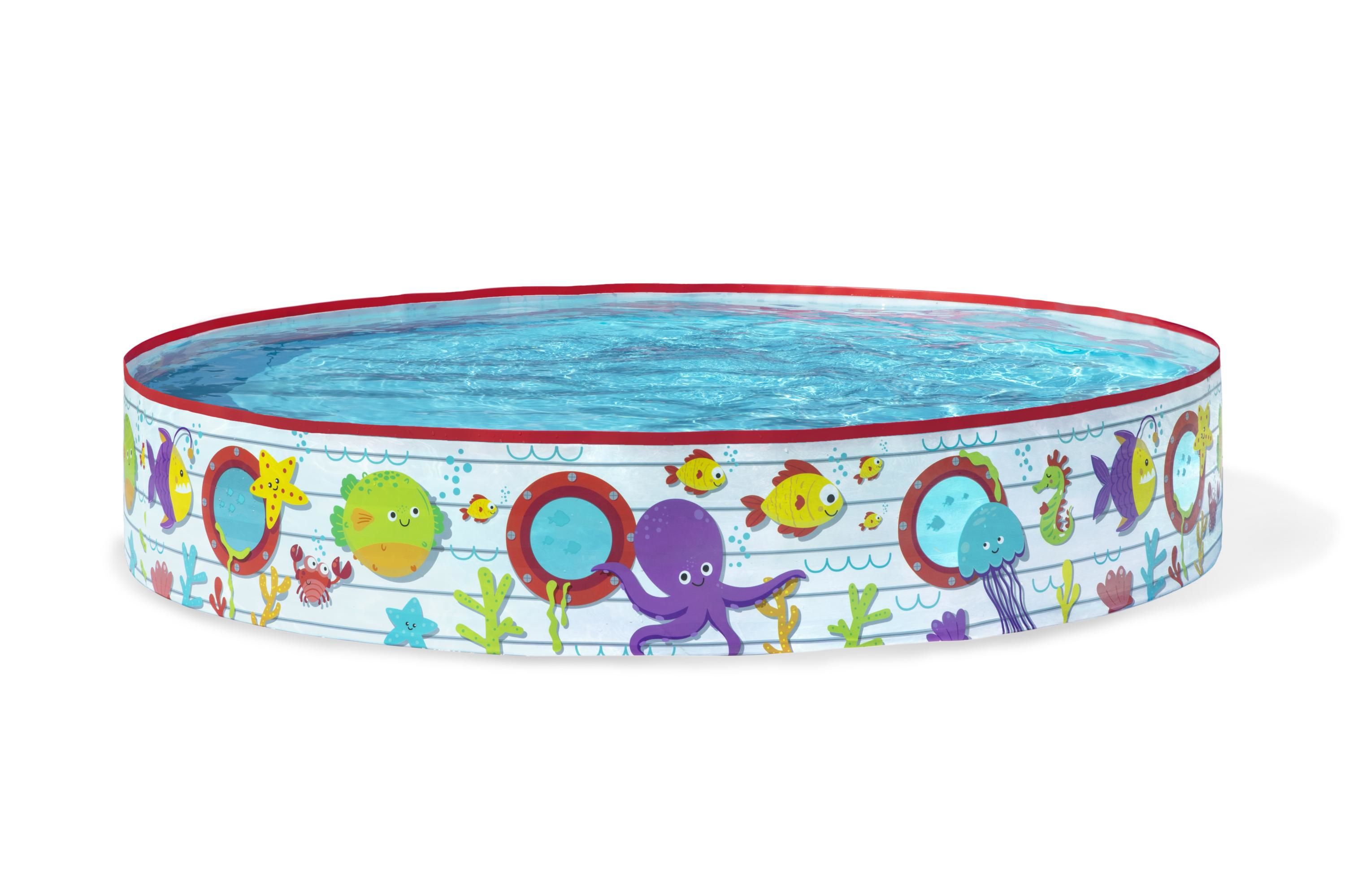 Bestway 55029, Aufblasbarer Pool, 340 L, Rund, 2 Jahr(E), Pvc, Vinyl, Mehrfarbig
