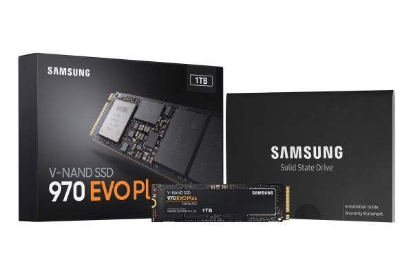 Samsung 970 Evo Plus Mz-V7s1t0bw - Ssd - Krypteret - 1 Tb - Intern - M.2 2280 - Pcie 3.0 X4 (Nvme) - Puffer: 1 Gb - 256-Bit Aes - Tcg Opal Encryption