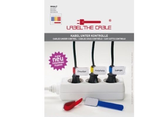 Label-The-Cable Mini, Synthetisch, Mehrfarbig, 90 Mm, 11 Mm, 3 Mm, 10 Stück(E)