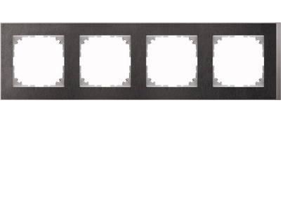 Merten Meg4040-3669, Aluminium, Schwarz, Thermoplast, Jede Marke, 1 Stück(E)