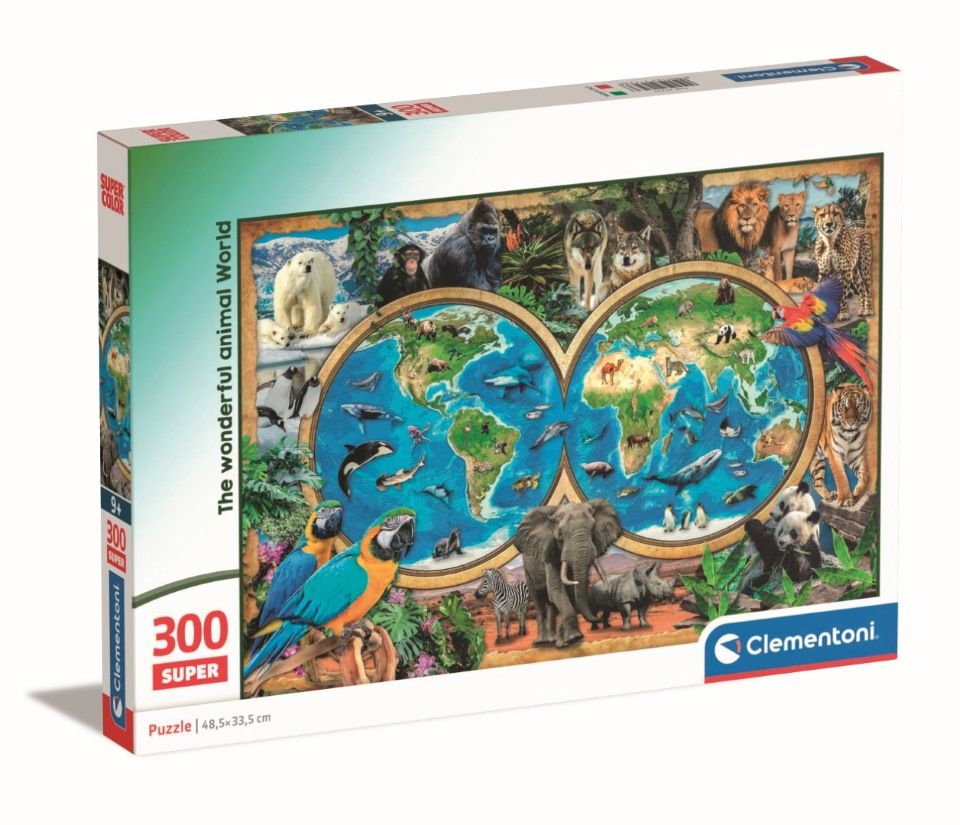 Puslespil The Wonderful Animal World, 300 Brikker