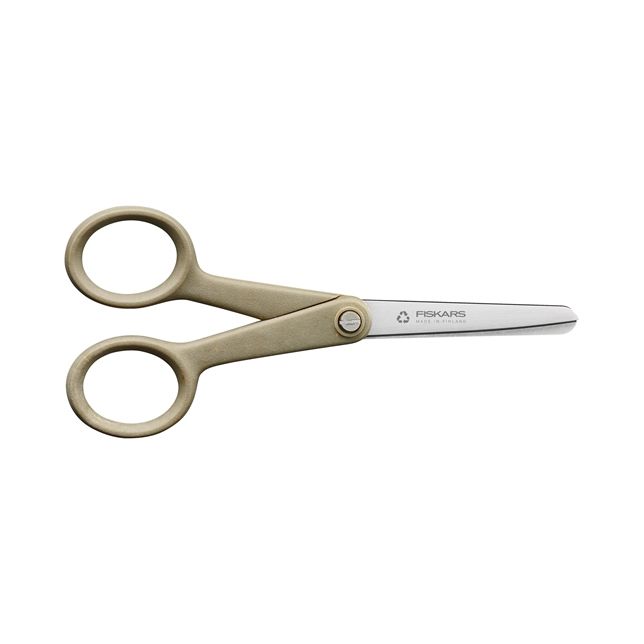Fiskars 1062546, Voksen, Lige snit, Enkelt, Oliven, Rustfrit stål, Kunst & Håndværk sakse, Kontor sakse