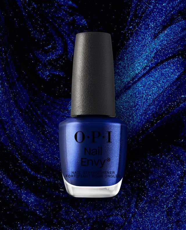 Opi Nail Envy, 15 Ml, Blau, Ll Night Strong Nail Strengthener, Färbung, Verstärkung, Perleffekt, Flasche