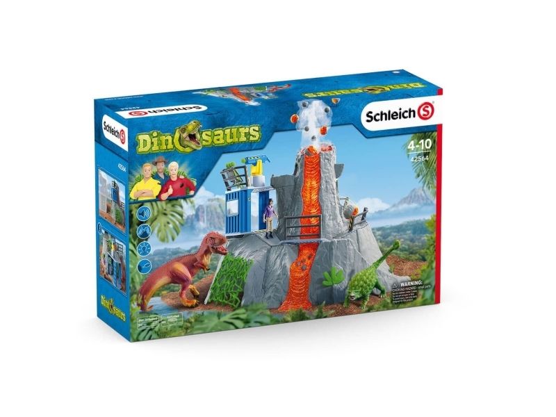 Legesæt Schleich Dinosaurs 42564 Stor vulkanekspedition