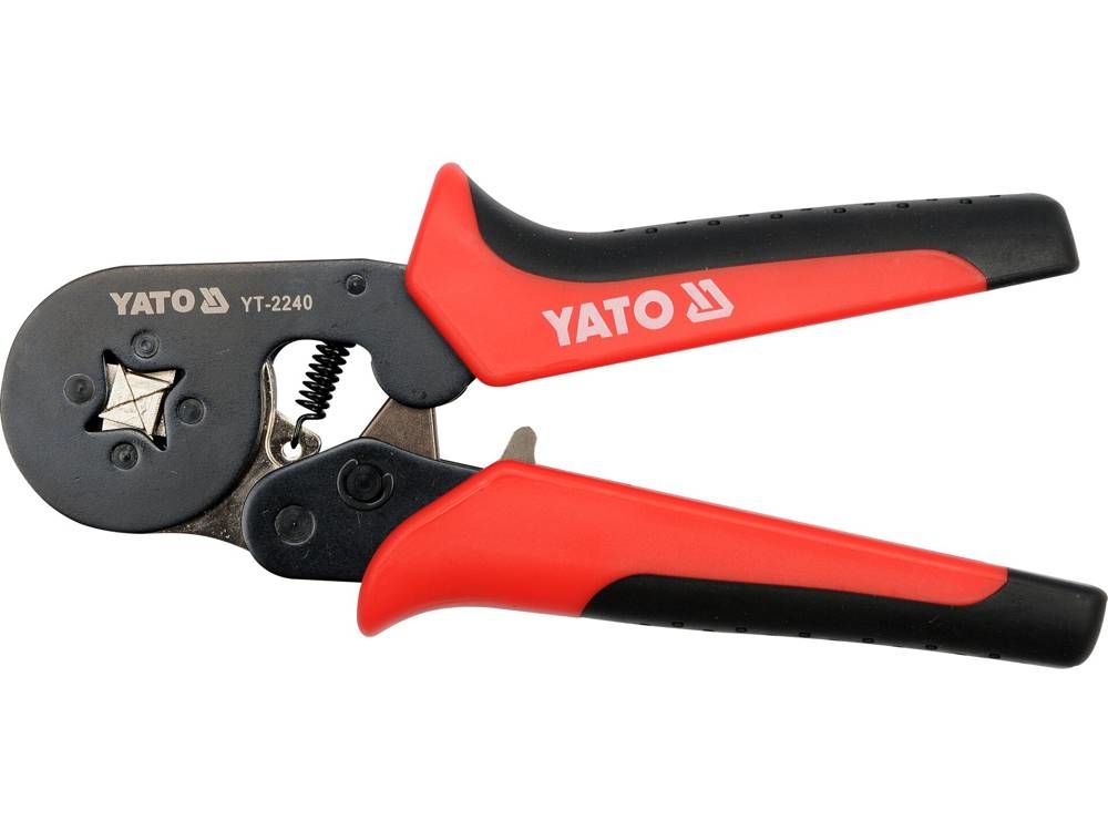 Yato Yt-2240, Presszange, Polypropylen (Pp), Thermoplastischer Gummi (Tpr), Schwarz, Rot, 180 Mm