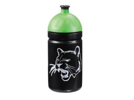 Step by Step Wild Cat Bidon til børn 500 ml sort