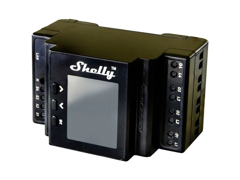 Shelly Pro 4Pm V2 – Wlan-Relais, 4 Kanäle Mit Leistungsmessung