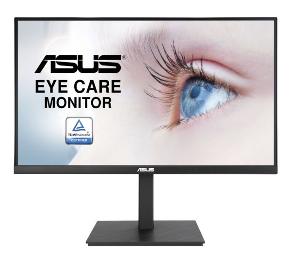 Asus Va27aqsb - Led-Skærm - 27" - 2560 X 1440 Qhd @ 75 Hz - Ips - 350 Cd/M² - 1000:1 - 1 Ms - Hdmi, Displayport - Højtalere - Sort