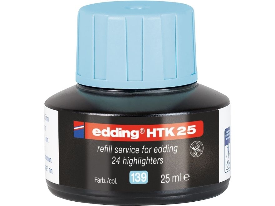 Edding , Marker, Nachfülltusche 25Ml Pastellblau (1X) - Image 4
