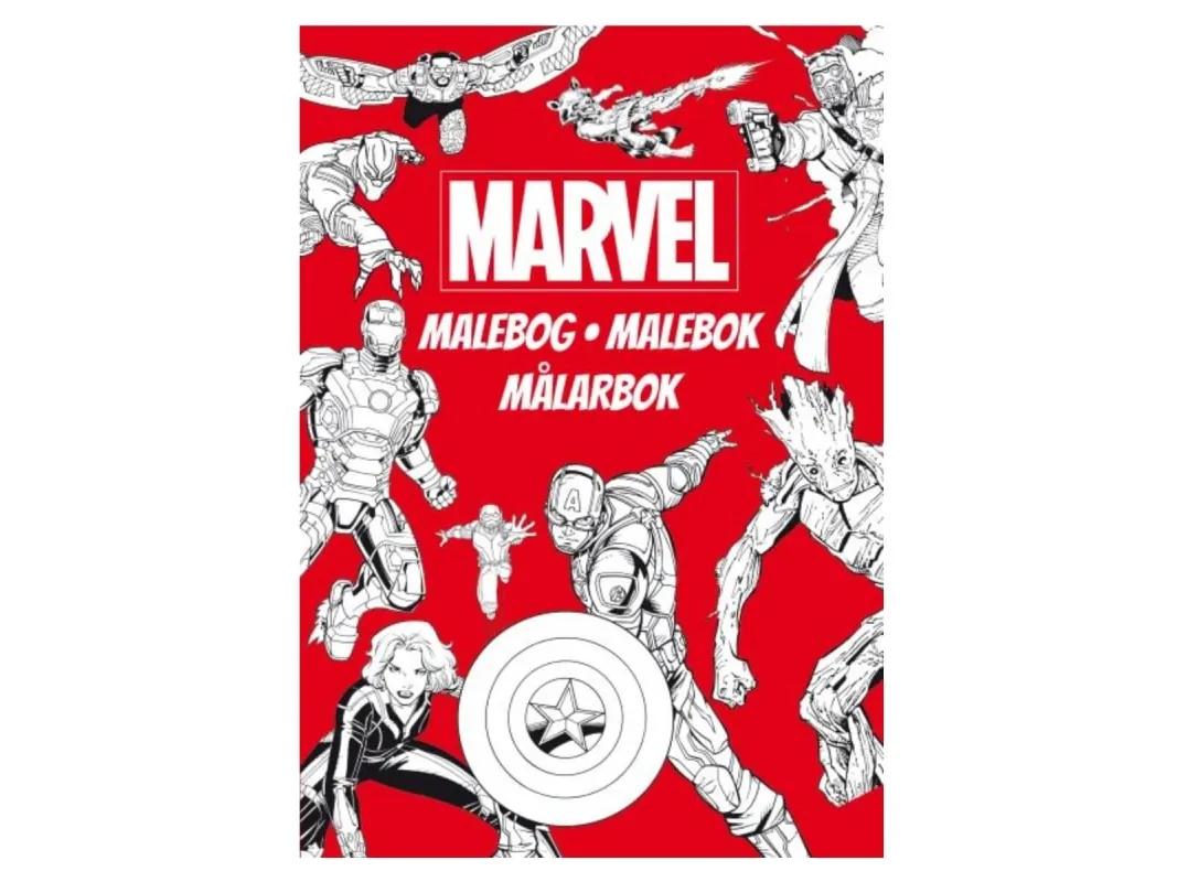 Marvel - Malebog | Skola & Hobby - Skolböcker & kalkylblad - Lösa ark och block | GameStuff