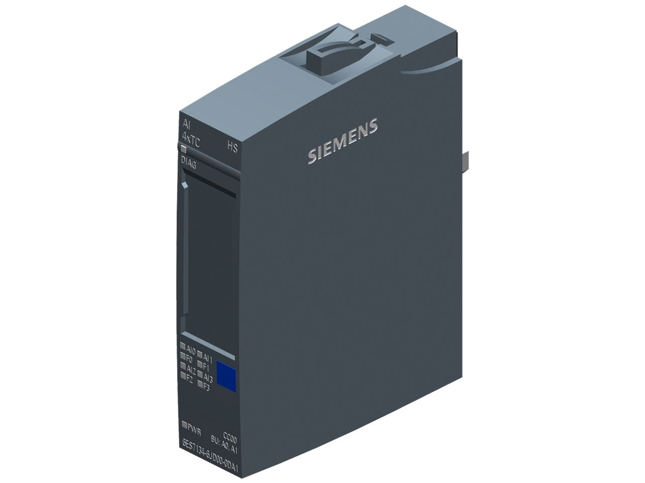 Siemens 6ES7134-6JD00-0DA1, Analog, Systemkraft, IP20, Flerfarvet, 19.2-28.8 V, 73 mm