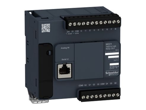 Schneider Electric TM221C16R, IP20, 50 - 60 hz, -10 - 55 ° C, -25 - 70 ° C, 95 mm, 70 mm