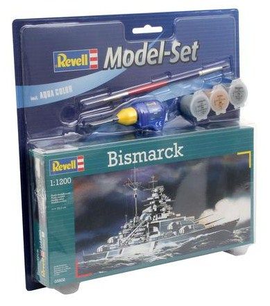 Revell 65802 1:1200 Model Set Bismarck - Image 6