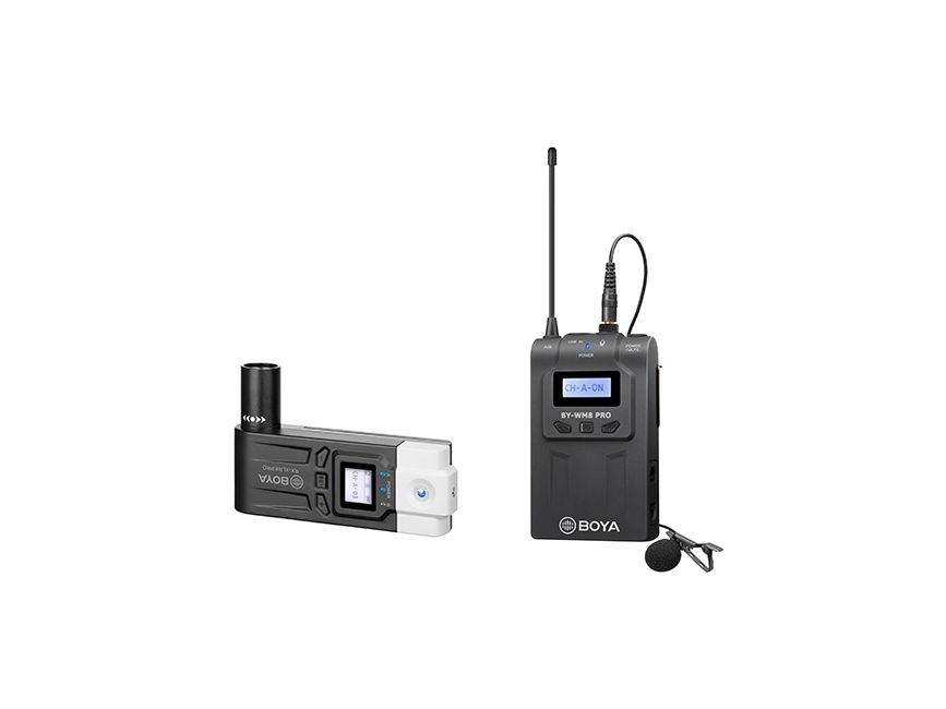 Boya Trådløs Mikrofon Sæt (UHF Dual Channel)