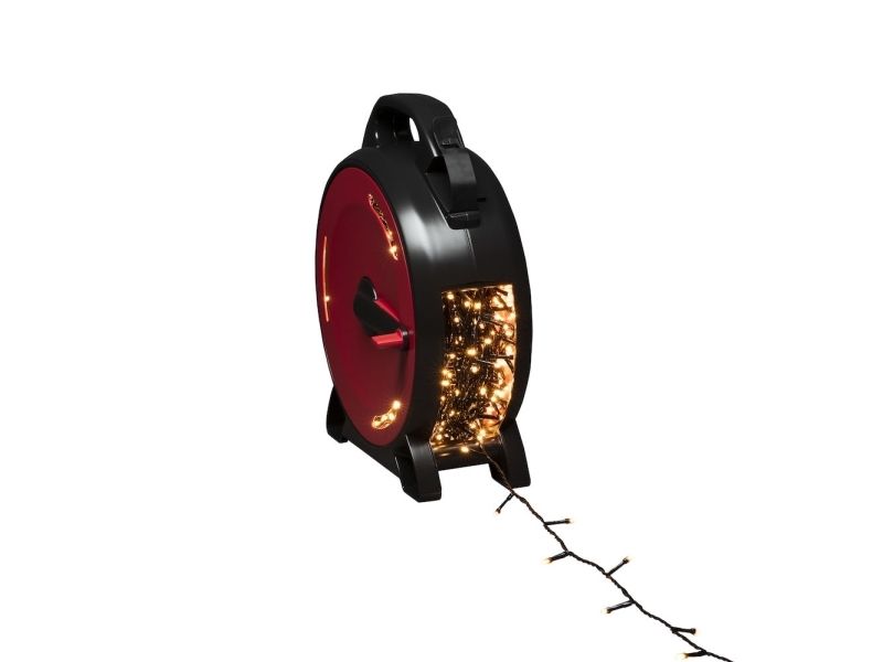 LED Lichterkette MICRO COMPACTLIGHTS, 1000 LED, 9W, 2200K, IP44, mit Kabelaufrol - Bild 4