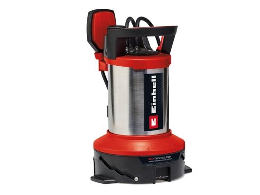 Einhell GE-DP 7535 N LL ECO, 750 W, Vekselstrøm, 0,9 bar, 18500 l/t, IPX8, Sort, Rød, Rustfrit stål