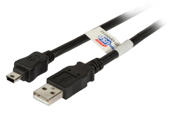 Efb Elektronik K5251sw.0.5 Usb-Kabel 0,5 M Usb 2.0 Usb A Mini-Usb B Schwarz (K5251sw.0.5)