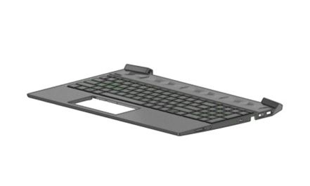 Hp L72598-Dh1, Gehäuse-Unterteil+Tastatur, Nordisch, Tastatur Mit Hintergrundbeleuchtung, Hp, Pavilion Gaming 15