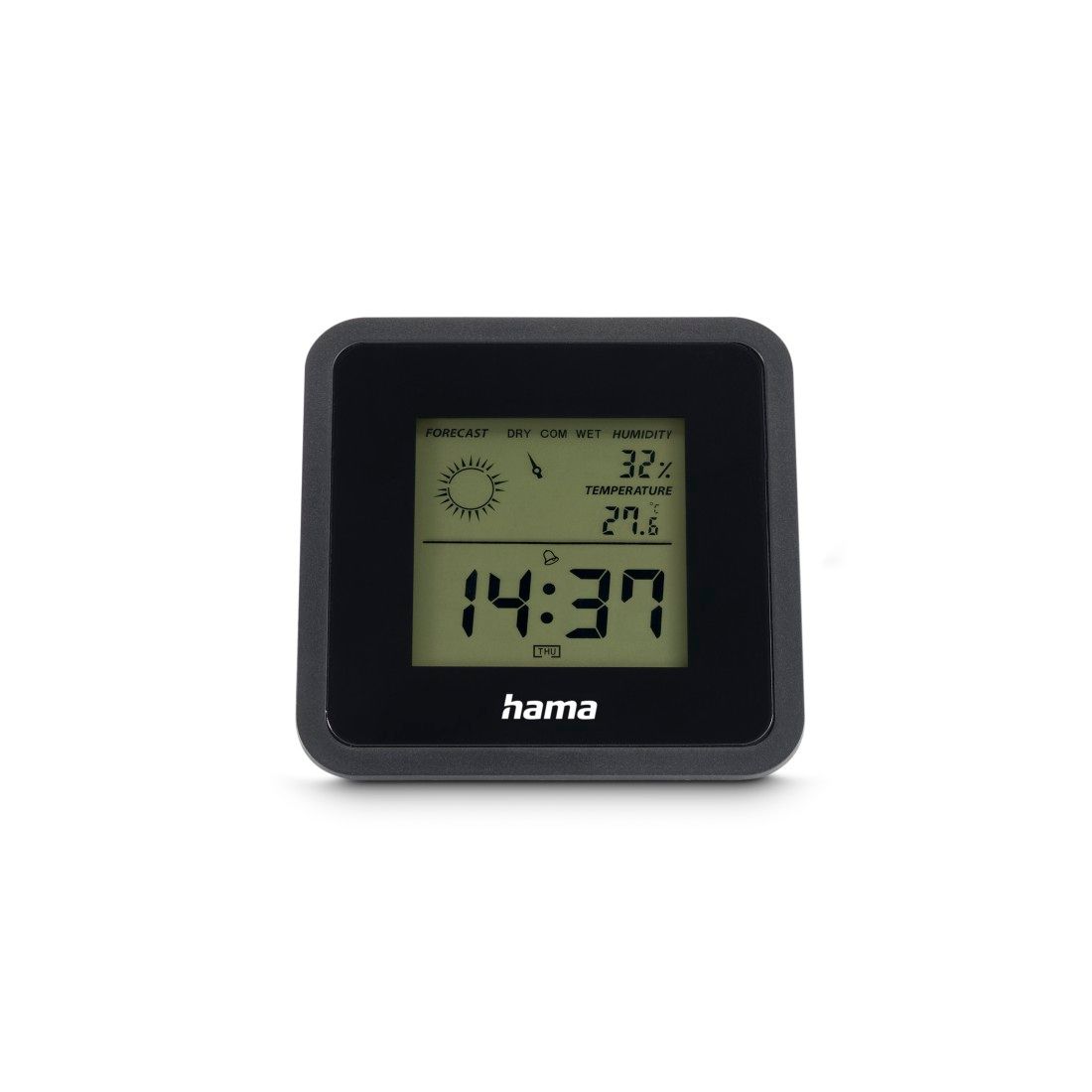 Hama Borneo Thermometer - Innenthermometer & Hygrometer - Schwarz - Image 4