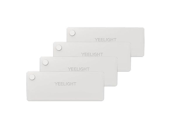 Yeelight Skuffelys med Bevægelsessensor 4-pak Genopladelig 7cm Hvid