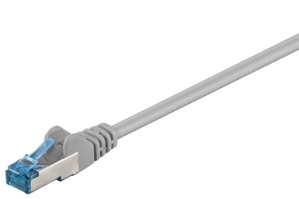 Goobay 94908, 50 m, Cat6a, S/FTP (S-STP), RJ-45, RJ-45, Grå