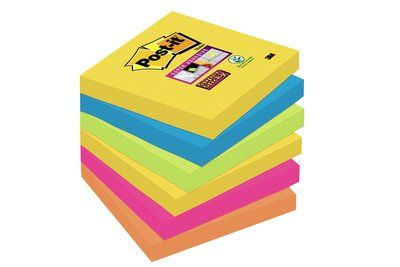 Post-It Super Sticky Rio De Janeiro Haftnotizen 7,6 X 7,6 Cm