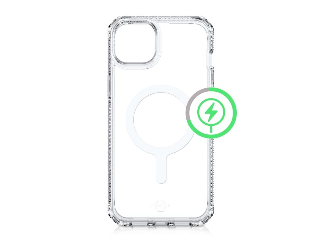 ITSKINS HYBRID R // CLEAR, Cover, Apple, iPhone 15, 15,5 cm (6.1), Transparent