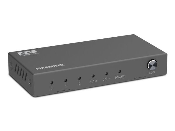 Marmitek Split 612 Pro, HDMI, 2x HDMI, 2.0b, 3840 x 2160 pixel, Sort, 4K Ultra HD
