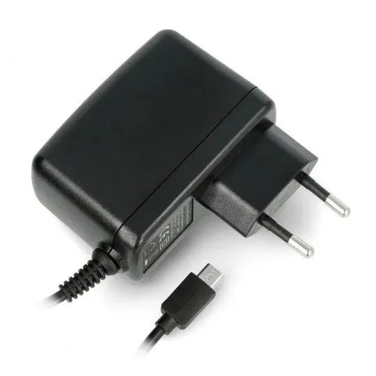 5V/2,5A microUSB-strömförsörjning för Raspberry Pi 3B+/3A+/3B/2B/Zero | Datorer & Surfplattor - Stationära datorer - Raspberry PI | GameStuff