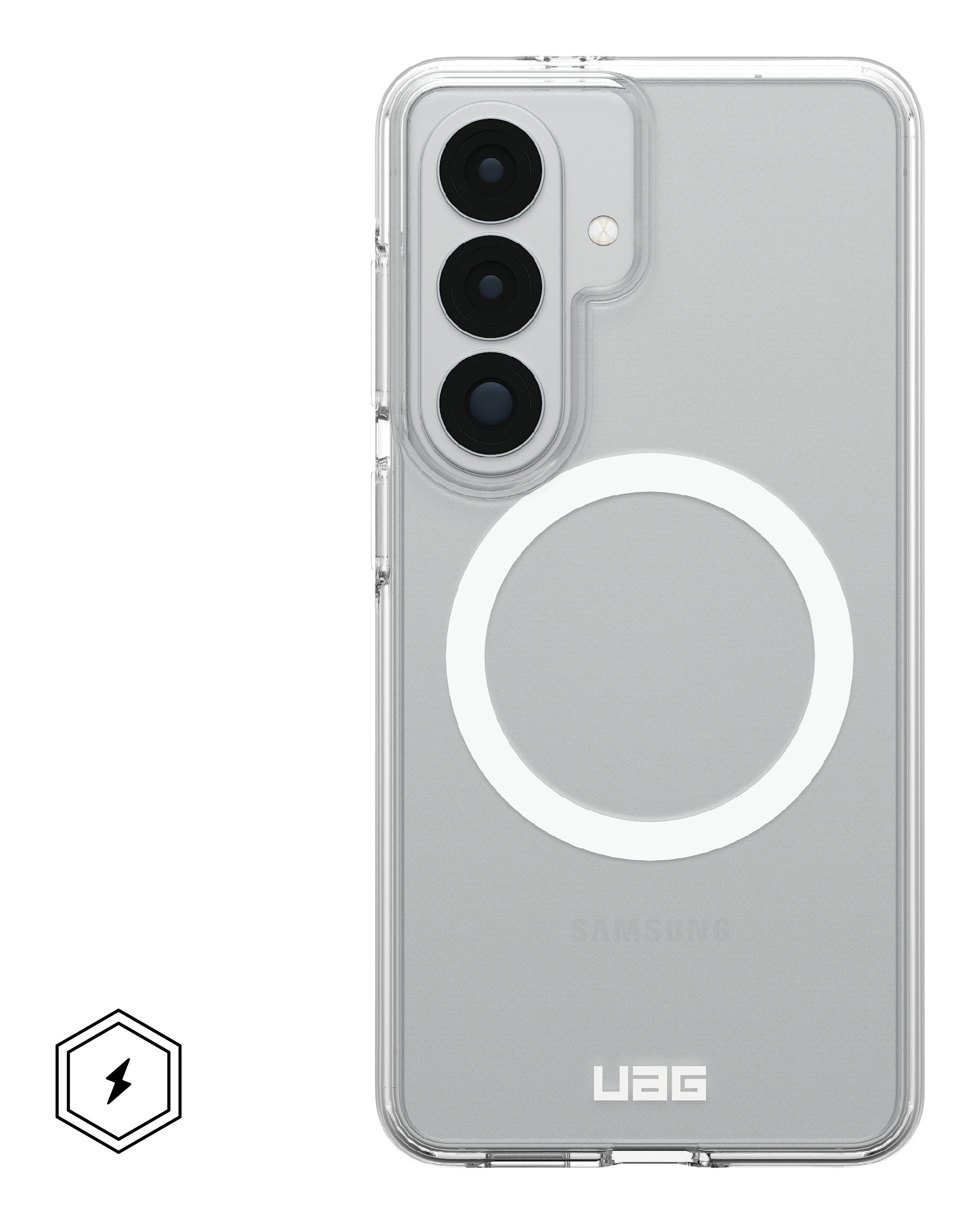 Urban Armor Gear Scout, Hülle, Samsung, Galaxy S26, 16 Cm (6.3"), Transparent, Hvid