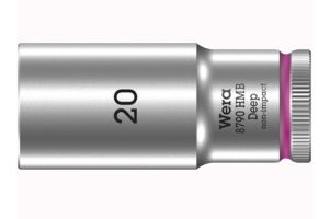 Wera 8790 Hmb, Sokkel, 3/8", Metric, 1 Hoved(Er), 20 Mm, Krom-Vanadium-Stål
