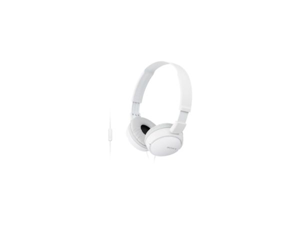 Sony Mdr-Zx110ap, Kabelgebunden, 12 - 22000 Hz, Anrufe/Musik, 120 G, Kopfhörer, Weiß