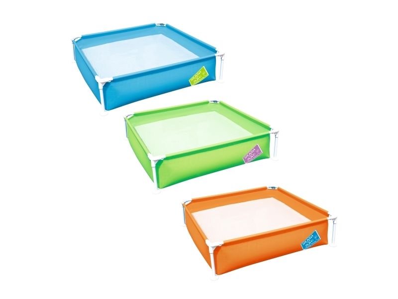 Bestway Steel Pro 56217, 365 L, Indrammet pool, 2 person(er), Blå, Grøn, Orange, 3,85 kg