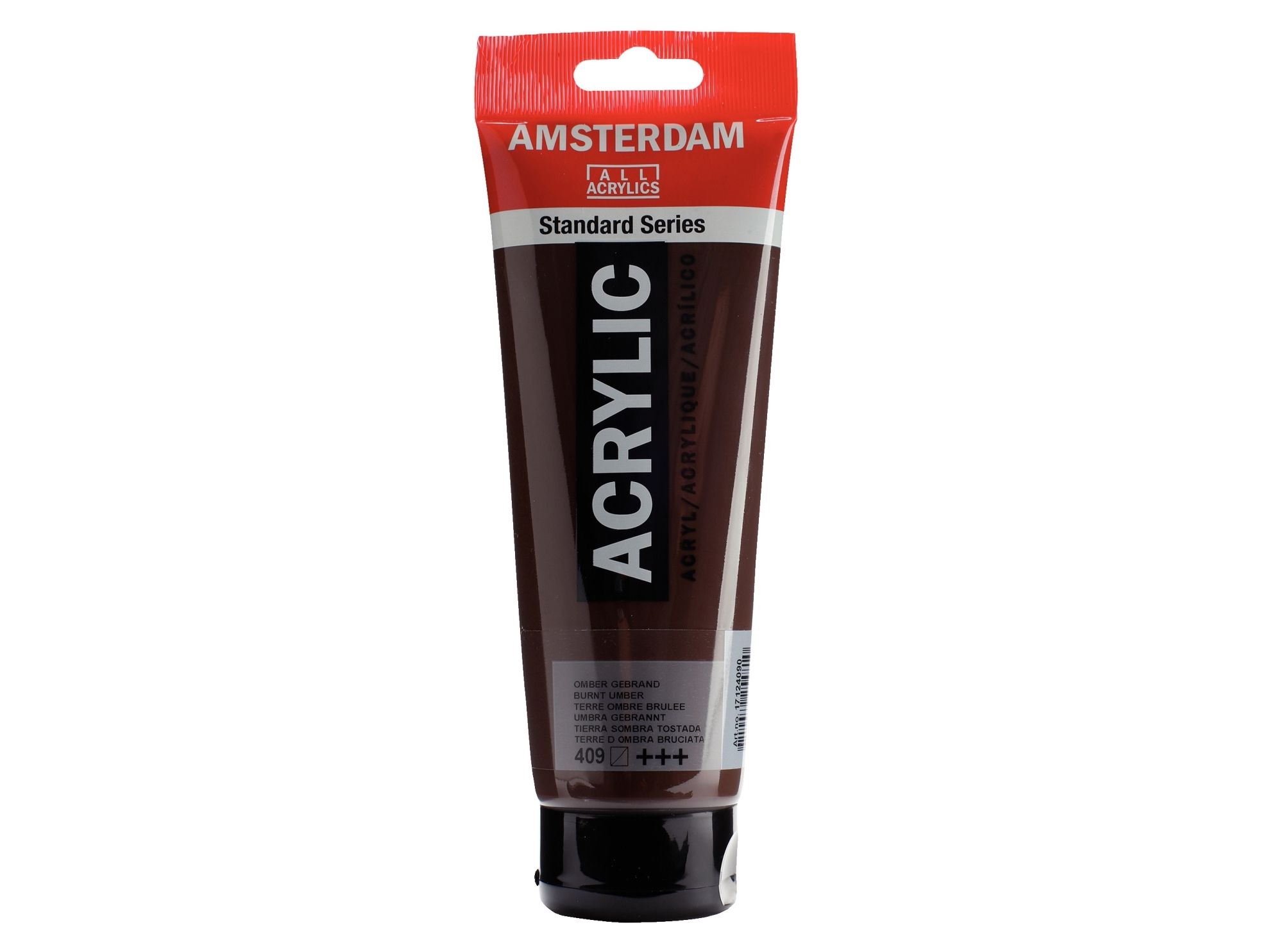 Amsterdam Standard Series akrylrör 409 burnt umber | Skola & Hobby - Konstmaterial - Akryl & Akvareller | GameStuff